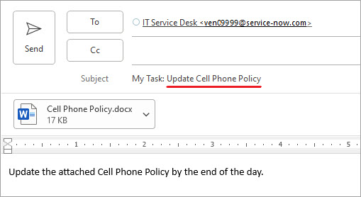 Tips and Tricks: Creating A Tasker Button in Microsoft Outlook - Leaders in Enterprise on ServiceNow