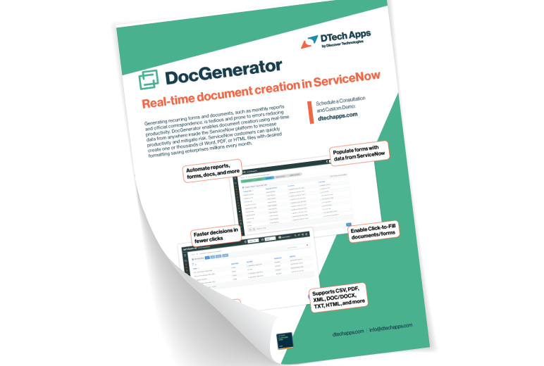 DocGenerator Brochure